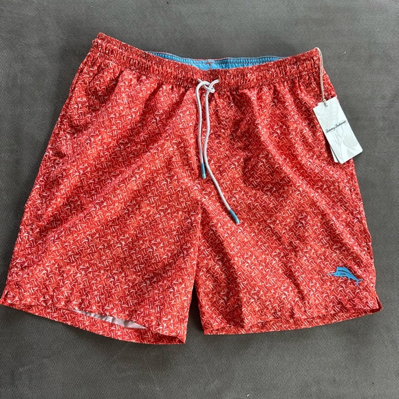 Tommy Bahama Naples Crescent Wave Swim Trunks Size M
